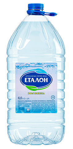 Вода Еталон-негазована пом’якшена 6 л